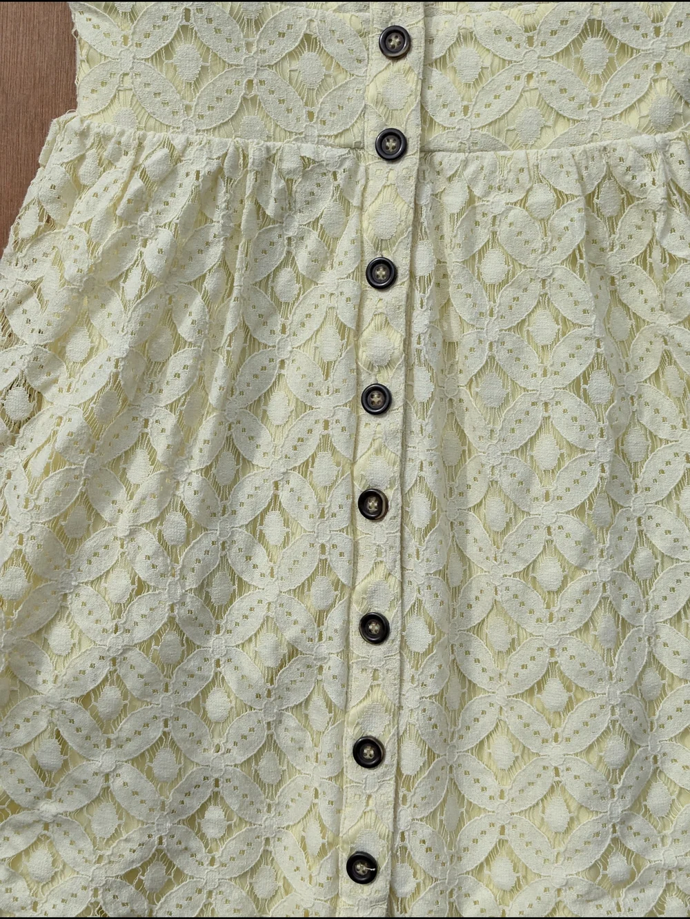 Yellow Lace Mini Dress Summer Romantic Coquettecore Festival Western Rodeo - Picture 6 of 15